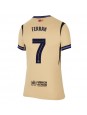 Billige Barcelona Ferran Torres #7 Bortedrakt Dame 2025-26 Kortermet